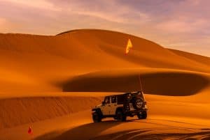 a jeep on desert 300x201 - a jeep on desert