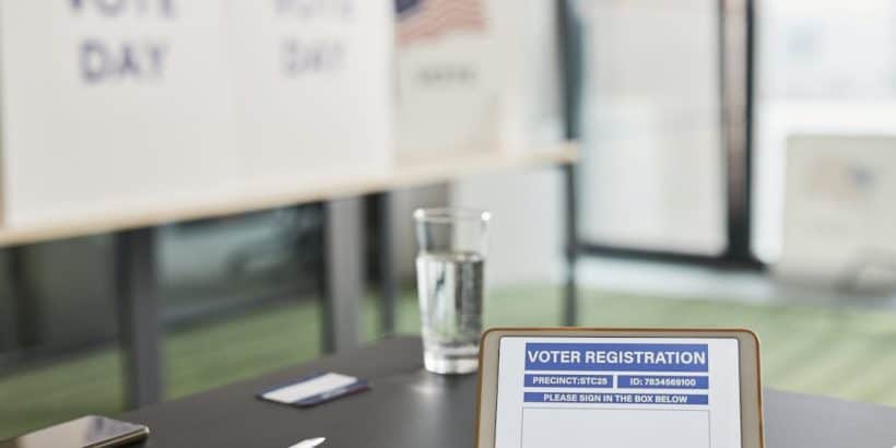 a device for election registration 820x410 - Can Early Polls Predict Election Results? Find Out
